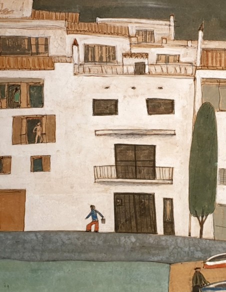 Pescadores. Cadaqués - Shigeyoshi Koyama - L'Arcada Galeria d'Art