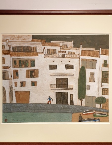Pescadores. Cadaqués - Shigeyoshi Koyama - L'Arcada Galeria d'Art