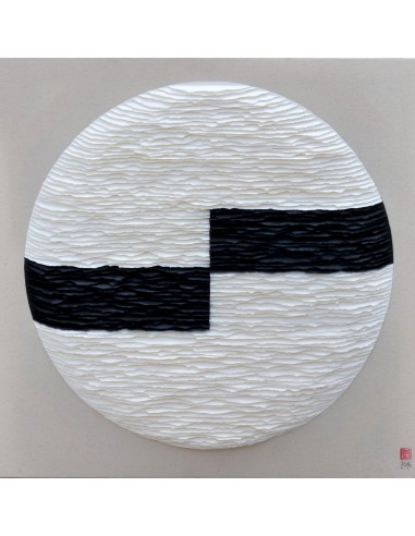 Círculo blanco y negro - Fernando Daza - L'Arcada Galeria d'Art