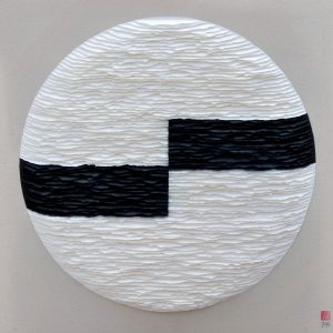 Círculo blanco y negro