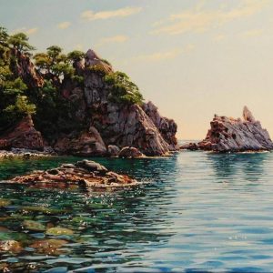 La cala S'Agulla. Blanes