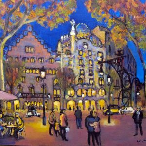 Passeig de Gràcia de nit