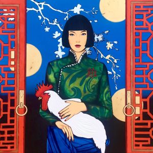 The greate white rooster